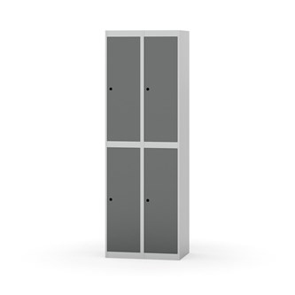 Novis garderobeskab lige topplade 2:2 B60 cm
