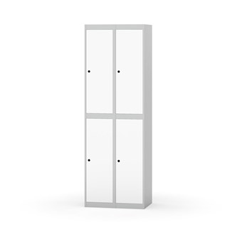 Novis garderobeskab lige topplade 2:2 B60 cm