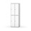 Novis garderobeskab lige topplade 2:2 B60 cm