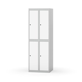 Novis garderobeskab lige topplade 2:2 B60 cm