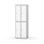 Novis garderobeskab lige topplade 2:2 B60 cm