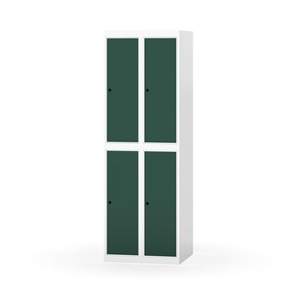 Novis garderobeskab lige topplade 2:2 B60 cm