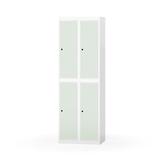 Novis garderobeskab lige topplade 2:2 B60 cm