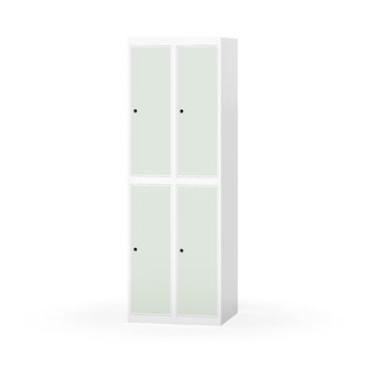 Novis garderobeskab lige topplade 2:2 B60 cm