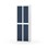 Novis garderobeskab lige topplade 2:2 B60 cm
