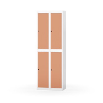 Novis garderobeskab lige topplade 2:2 B60 cm