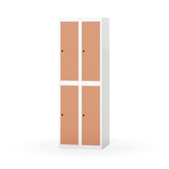 Novis garderobeskab lige topplade 2:2 B60 cm