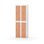 Novis garderobeskab lige topplade 2:2 B60 cm