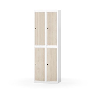 Novis garderobeskab lige topplade 2:2 B60 cm