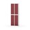 Novis garderobeskab lige topplade 2:2 B60 cm