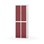 Novis garderobeskab lige topplade 2:2 B60 cm
