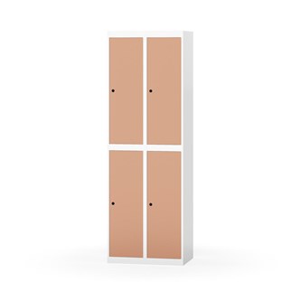 Novis garderobeskab lige topplade 2:2 B60 cm