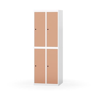 Novis garderobeskab lige topplade 2:2 B60 cm