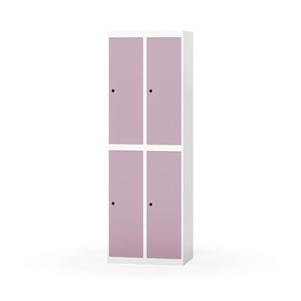 Novis garderobeskab lige topplade 2:2 B60 cm