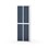 Novis garderobeskab lige topplade 2:2 B60 cm