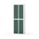 Novis garderobeskab lige topplade 2:2 B60 cm