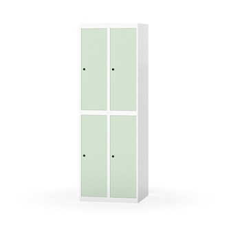 Novis garderobeskab lige topplade 2:2 B60 cm