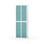 Novis garderobeskab lige topplade 2:2 B60 cm