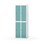 Novis garderobeskab lige topplade 2:2 B60 cm