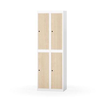 Novis garderobeskab lige topplade 2:2 B60 cm