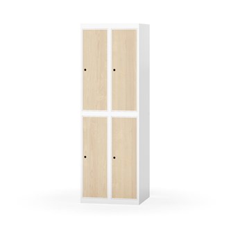 Novis garderobeskab lige topplade 2:2 B60 cm