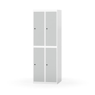 Novis garderobeskab lige topplade 2:2 B60 cm