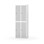 Novis garderobeskab lige topplade 2:2 B60 cm