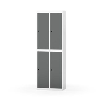 Novis garderobeskab lige topplade 2:2 B60 cm