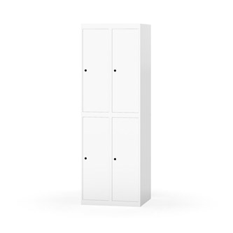 Novis garderobeskab lige topplade 2:2 B60 cm