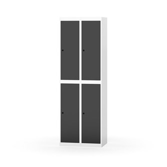 Novis garderobeskab lige topplade 2:2 B60 cm