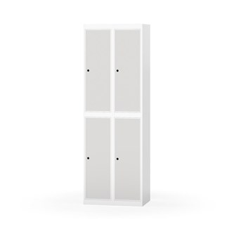 Novis garderobeskab lige topplade 2:2 B60 cm