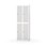Novis garderobeskab lige topplade 2:2 B60 cm