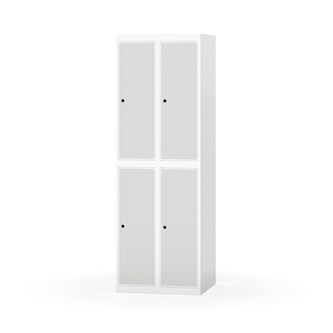Novis garderobeskab lige topplade 2:2 B60 cm