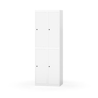 Novis garderobeskab lige topplade 2:2 B60 cm