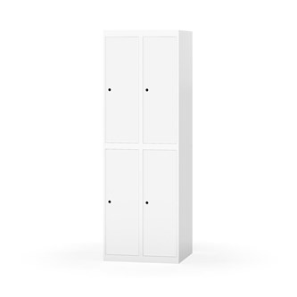 Novis garderobeskab lige topplade 2:2 B60 cm