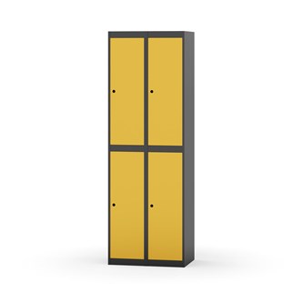 Novis garderobeskab lige topplade 2:2 B60 cm