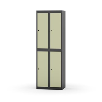 Novis garderobeskab lige topplade 2:2 B60 cm