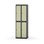 Novis garderobeskab lige topplade 2:2 B60 cm