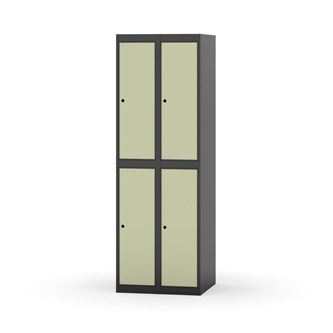 Novis garderobeskab lige topplade 2:2 B60 cm