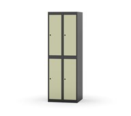 Novis garderobeskab lige topplade 2:2 B60 cm