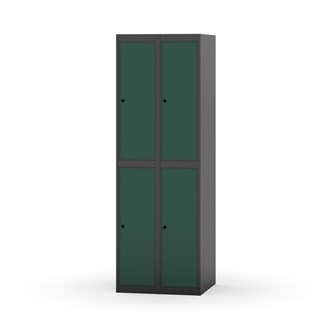 Novis garderobeskab lige topplade 2:2 B60 cm