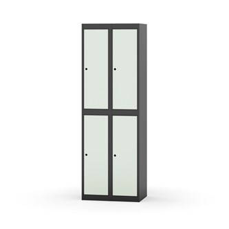 Novis garderobeskab lige topplade 2:2 B60 cm