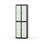 Novis garderobeskab lige topplade 2:2 B60 cm