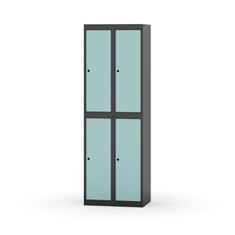 Novis garderobeskab lige topplade 2:2 B60 cm