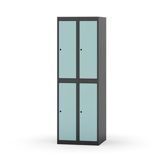 Novis garderobeskab lige topplade 2:2 B60 cm