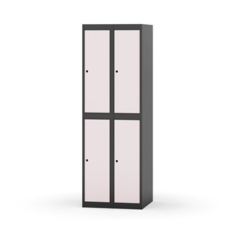 Novis garderobeskab lige topplade 2:2 B60 cm