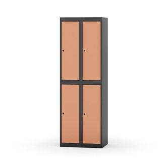 Novis garderobeskab lige topplade 2:2 B60 cm