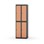 Novis garderobeskab lige topplade 2:2 B60 cm