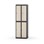 Novis garderobeskab lige topplade 2:2 B60 cm