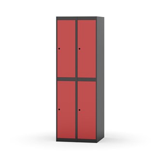 Novis garderobeskab lige topplade 2:2 B60 cm